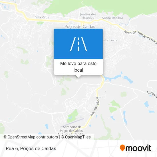 Rua 6 mapa