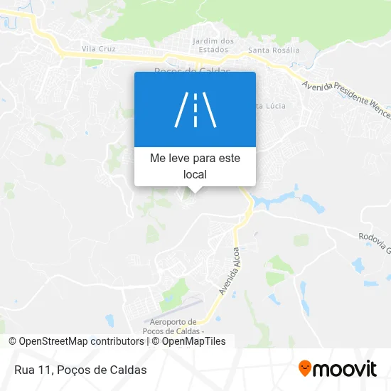 Rua 11 mapa