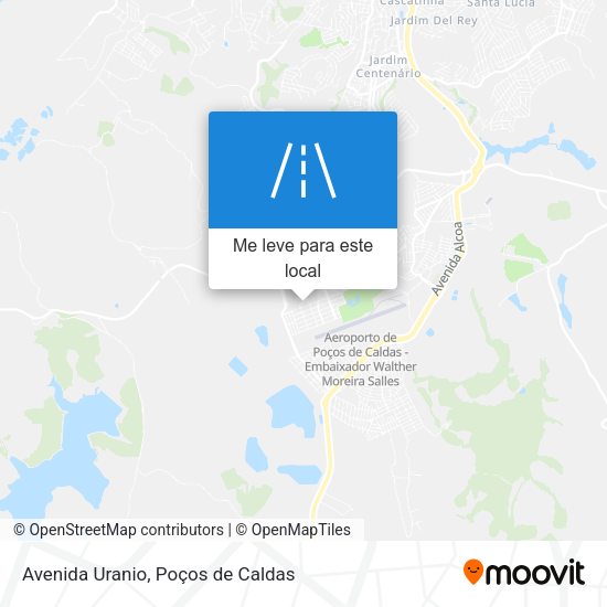 Avenida Uranio mapa