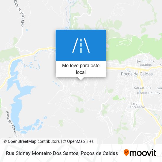 Rua Sidney Monteiro Dos Santos mapa