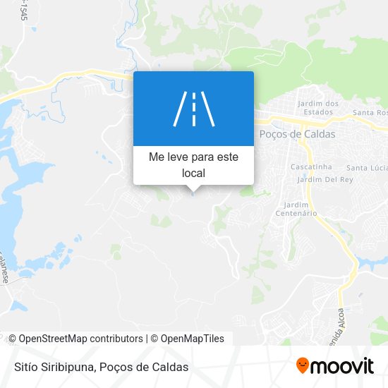 Sitío Siribipuna mapa