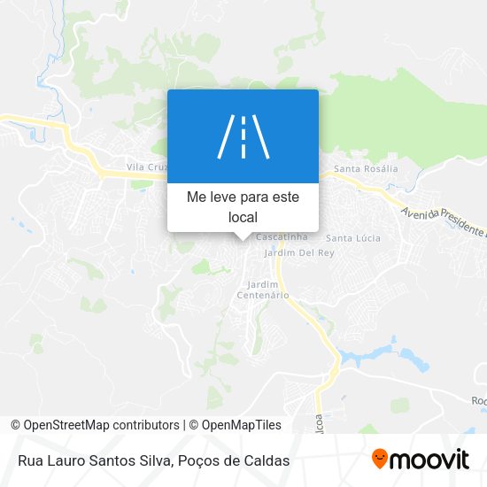 Rua Lauro Santos Silva mapa