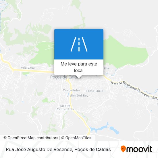 Rua José Augusto De Resende mapa