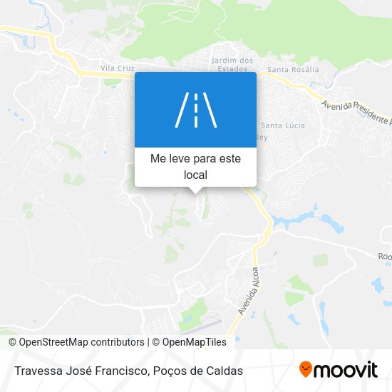 Travessa José Francisco mapa