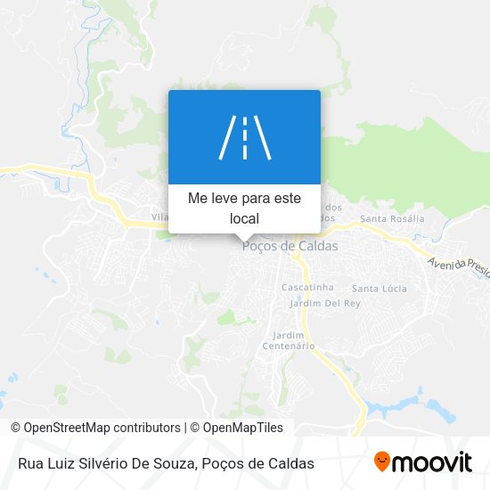 Rua Luiz Silvério De Souza mapa