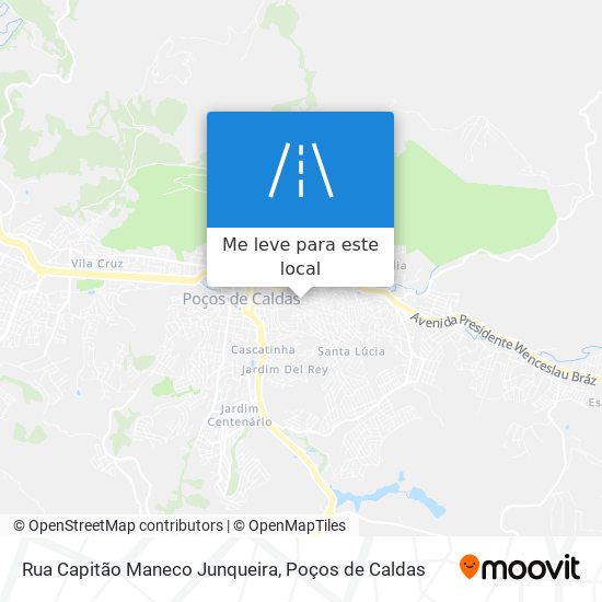 Rua Capitão Maneco Junqueira mapa