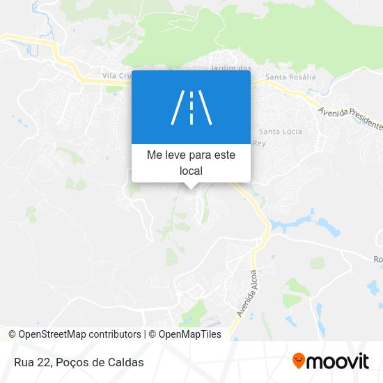 Rua 22 mapa