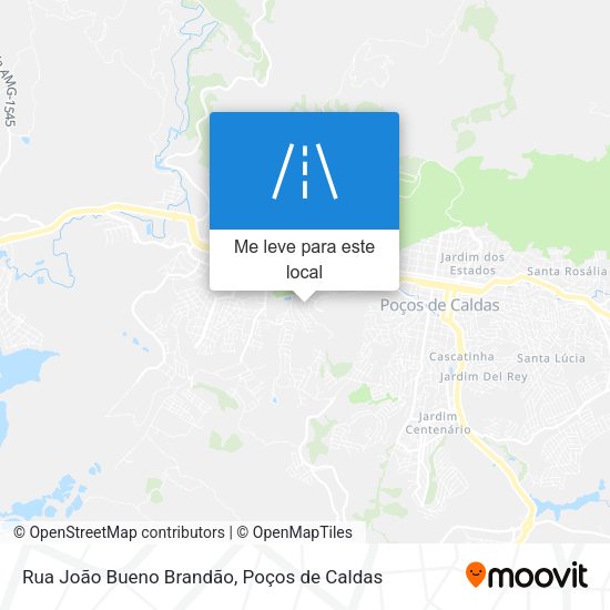 Rua João Bueno Brandão mapa