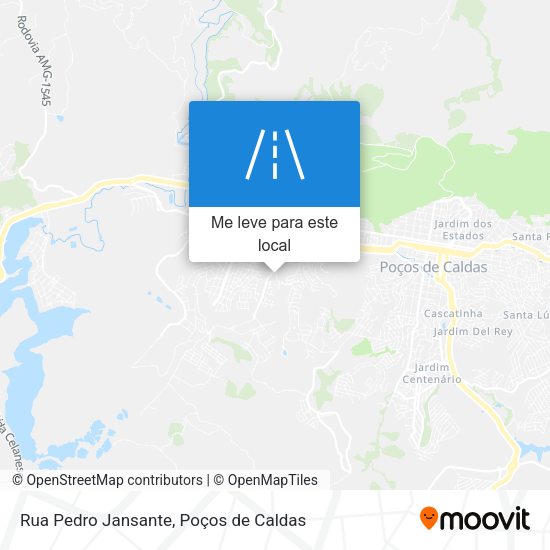Rua Pedro Jansante mapa