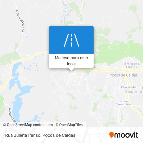 Rua Julieta Iranso mapa