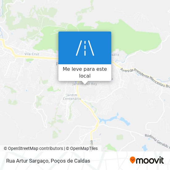 Rua Artur Sargaço mapa
