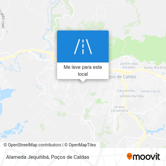 Alameda Jequitibá mapa