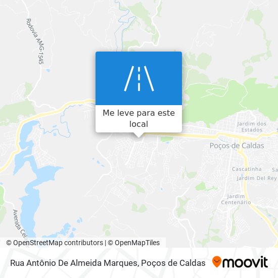 Rua Antônio De Almeida Marques mapa