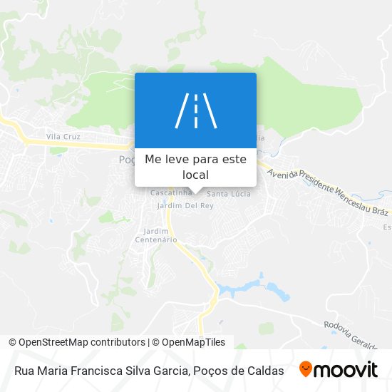 Rua Maria Francisca Silva Garcia mapa