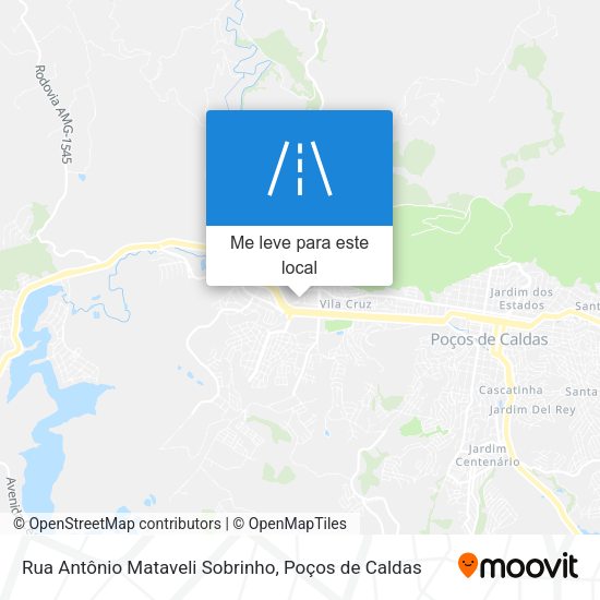 Rua Antônio Mataveli Sobrinho mapa