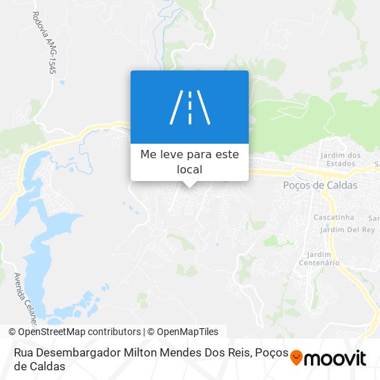 Rua Desembargador Milton Mendes Dos Reis mapa