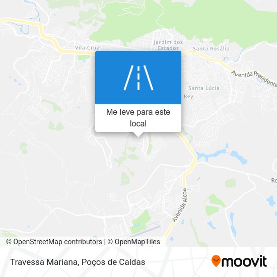 Travessa Mariana mapa
