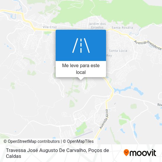 Travessa José Augusto De Carvalho mapa