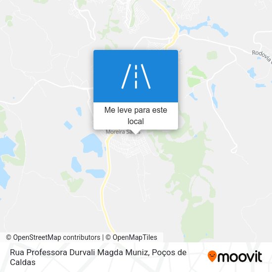 Rua Professora Durvali Magda Muniz mapa