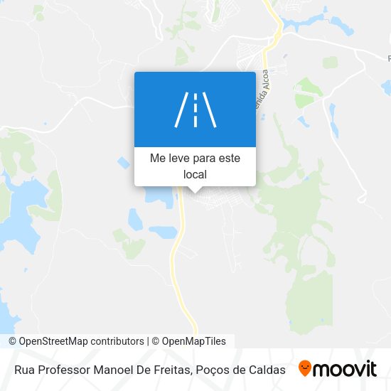 Rua Professor Manoel De Freitas mapa