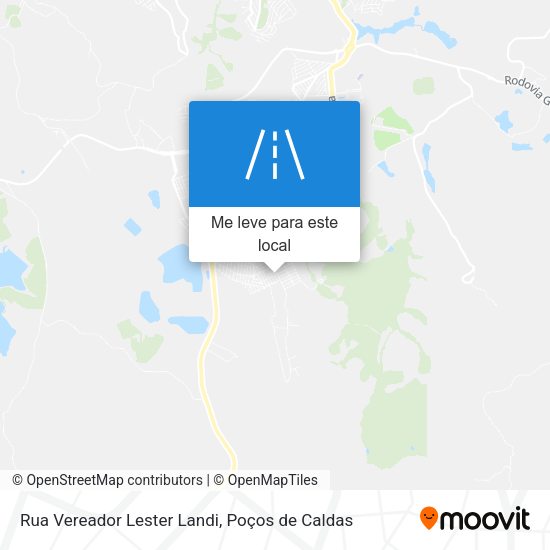 Rua Vereador Lester Landi mapa