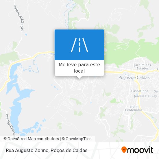 Rua Augusto Zonno mapa