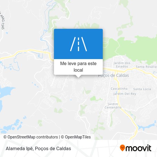 Alameda Ipê mapa