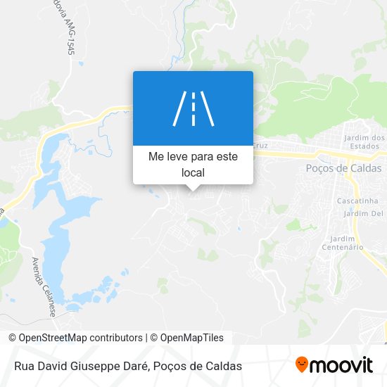 Rua David Giuseppe Daré mapa