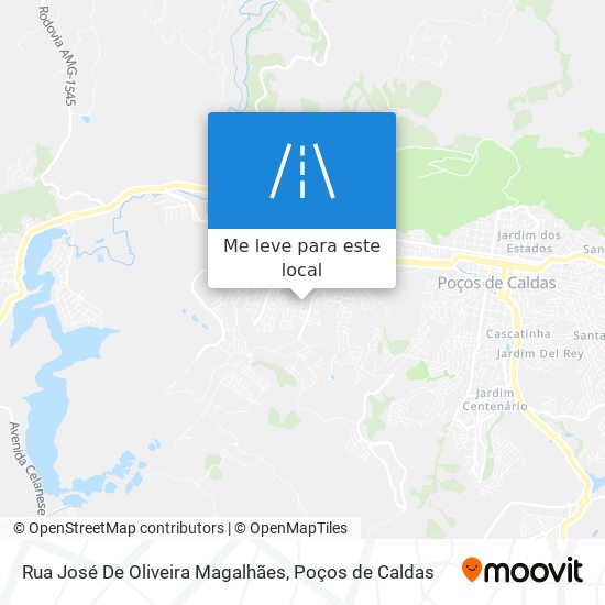Rua José De Oliveira Magalhães mapa
