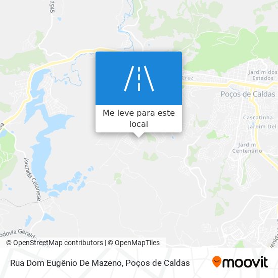Rua Dom Eugênio De Mazeno mapa