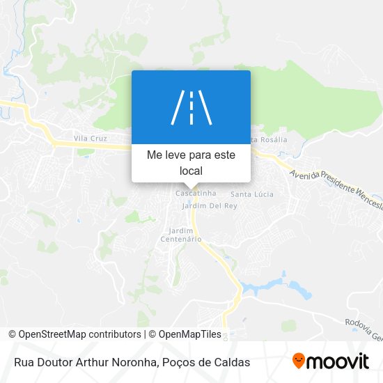Rua Doutor Arthur Noronha mapa