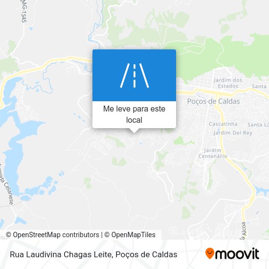 Rua Laudivina Chagas Leite mapa