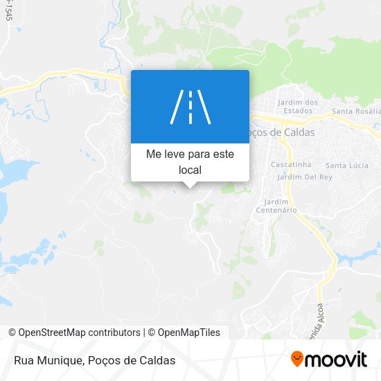 Rua Munique mapa