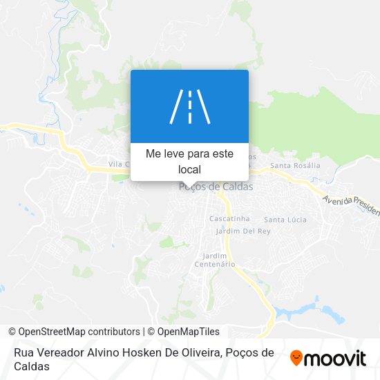 Rua Vereador Alvino Hosken De Oliveira mapa