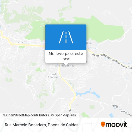 Rua Marcelo Bonadero mapa