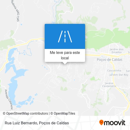 Rua Luiz Bernardo mapa