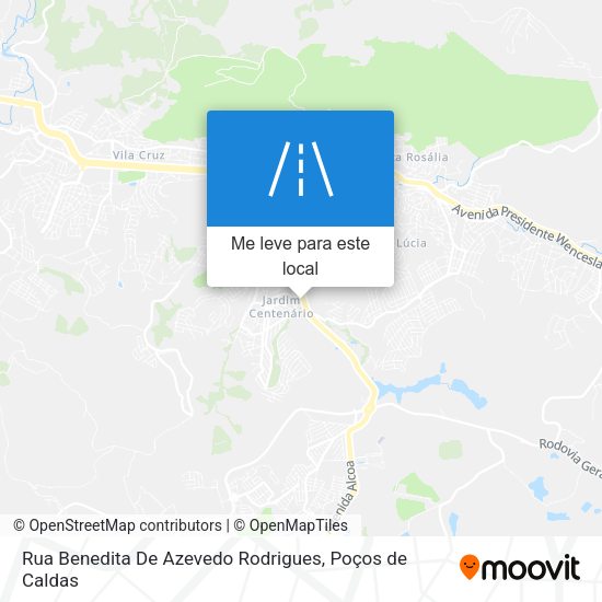 Rua Benedita De Azevedo Rodrigues mapa