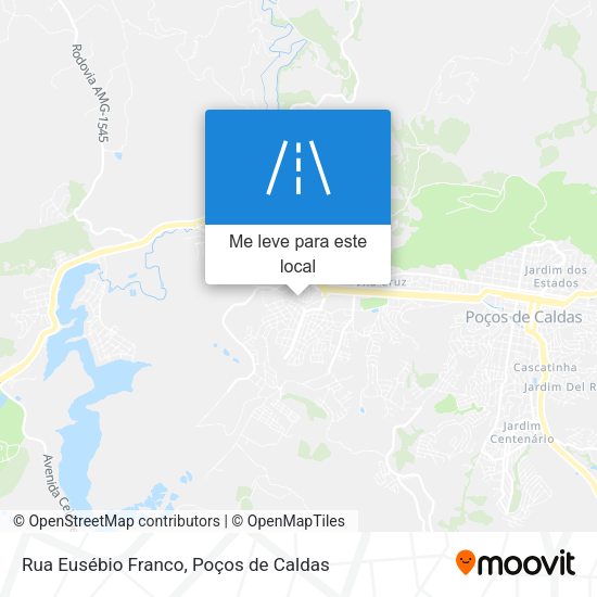 Rua Eusébio Franco mapa