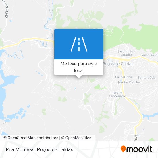 Rua Montreal mapa