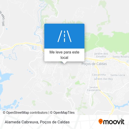 Alameda Cabreuva mapa
