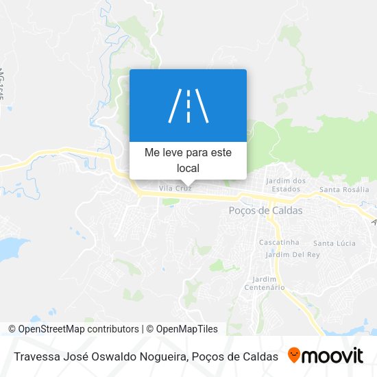 Travessa José Oswaldo Nogueira mapa