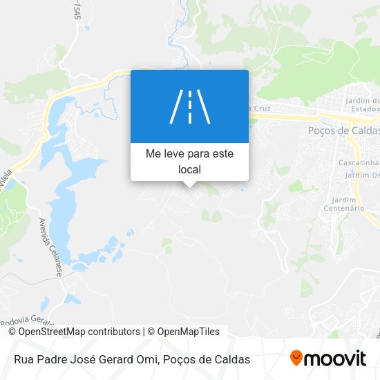 Rua Padre José Gerard Omi mapa