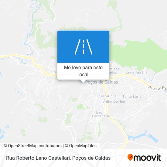 Rua Roberto Leno Castellari mapa