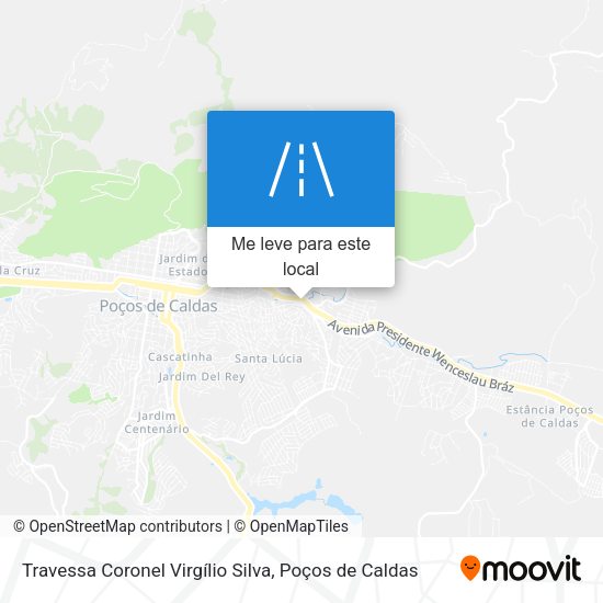 Travessa Coronel Virgílio Silva mapa