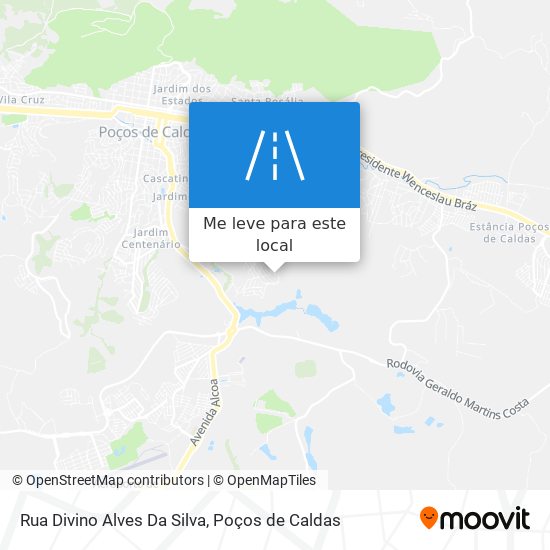 Rua Divino Alves Da Silva mapa