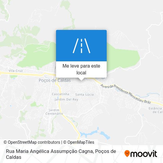 Rua Maria Angélica Assumpção Cagna mapa
