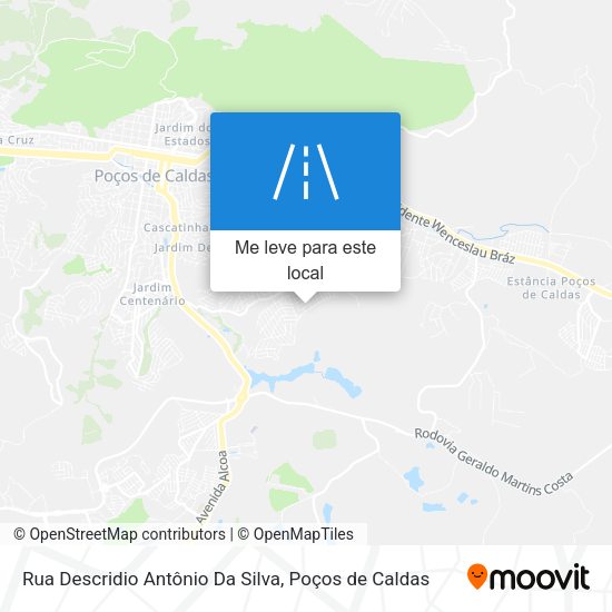 Rua Descridio Antônio Da Silva mapa