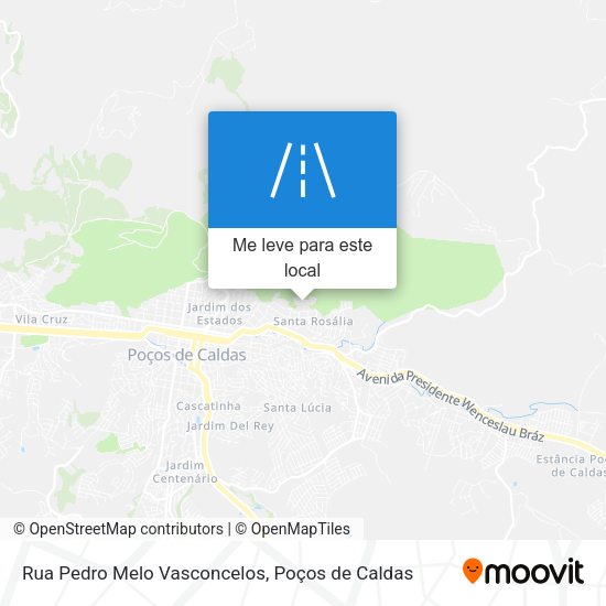 Rua Pedro Melo Vasconcelos mapa
