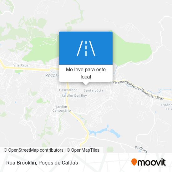 Rua Brooklin mapa