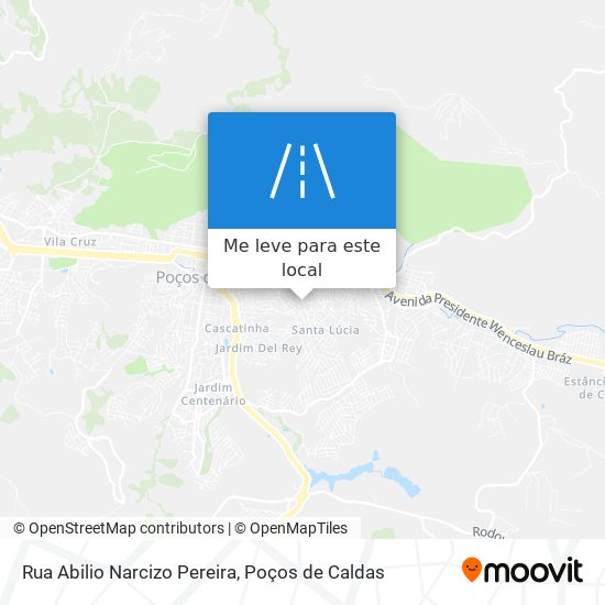 Rua Abilio Narcizo Pereira mapa
